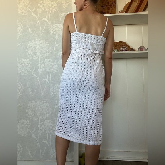 NWT WALTER BAKER White Dress Size 2 - Picture 9 of 10
